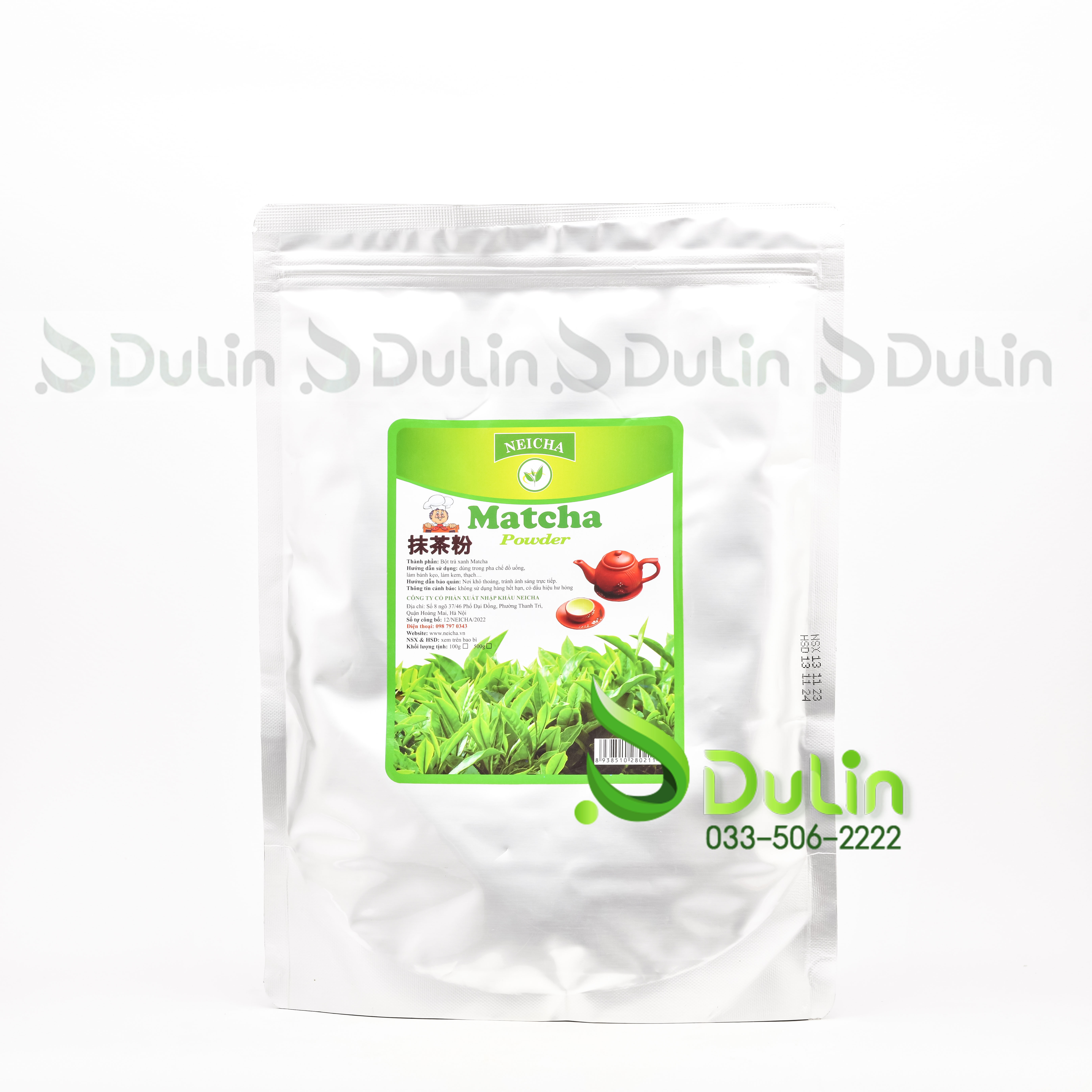Bột NEICHA Matcha 500gr 50 Gói/Thùng