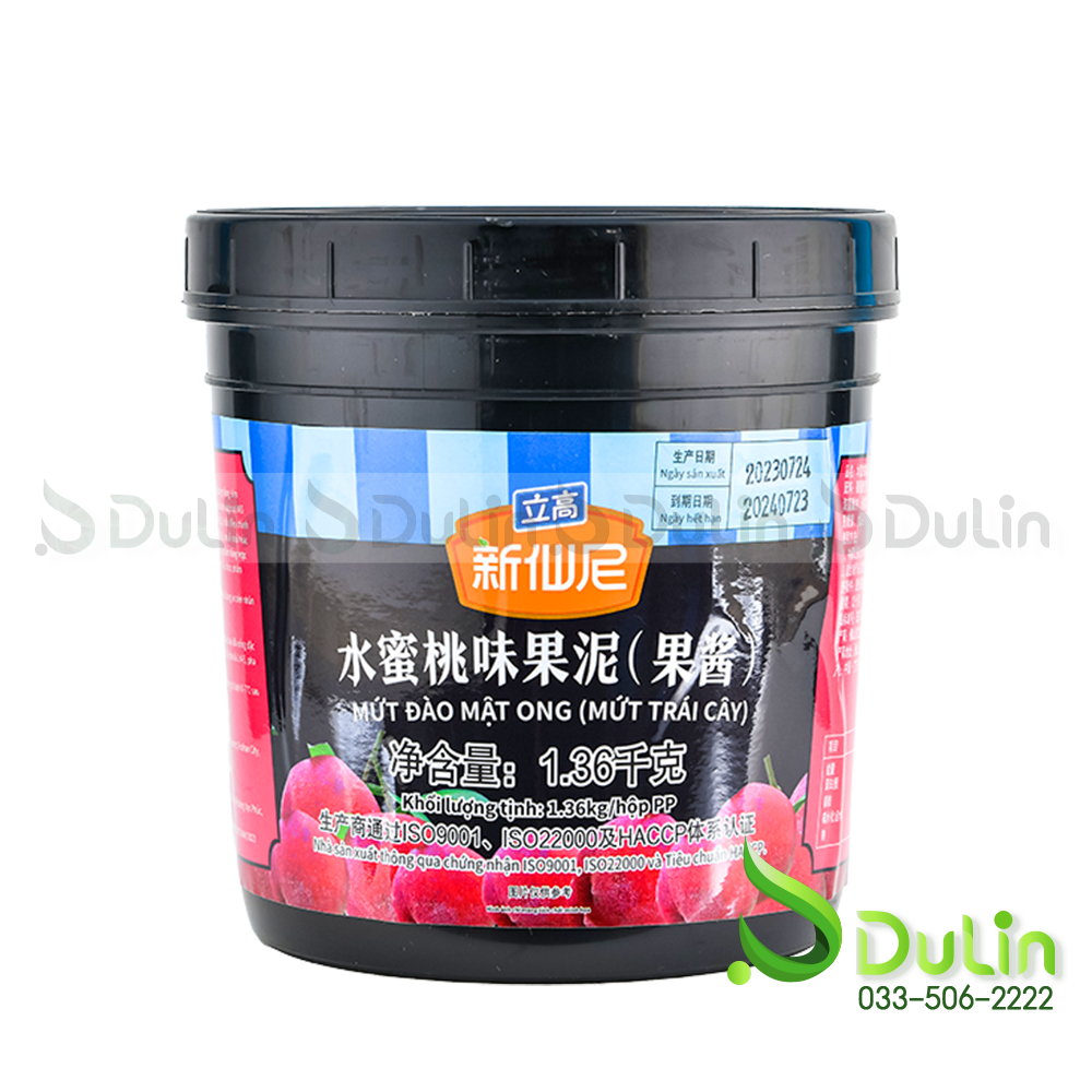 Mứt SENSINI Đào 1.36Kg 6 Hộp/Thùng