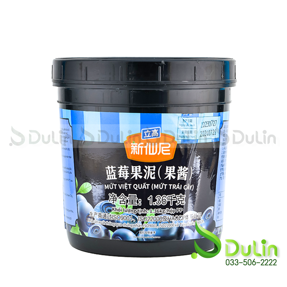 Mứt SENSINI Việt Quất 1.36Kg 6 Hộp/Thùng